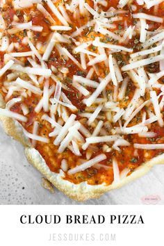 Cloud Bread Pizza Cloud Bread Made With Cottage Cheese, Cloud Bread With Cottage Cheese, Cloud Bread Pizza Recipes, Protein Cloud Bread, Low Calorie Cloud Bread, Low Calorie Bread, Cloud Bread, Beachbody Recipes, Healthy Bread