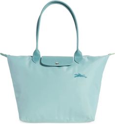 Long Champ Bag, Longchamp Le Pliage Green, Longchamp Le Pliage Large, Longchamp Bag, Longchamp Bags, Perfect Handbag, Recycled Canvas, Nylon Tote, Cute Bag