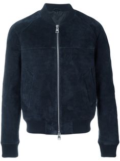 "\"Night blue suede bomber jacket featuring A ribbed shawl collar A front zip fastening side pockets Long length raglan sleeves A ribbed hem and cuffs. Fully Lined Dry clean by leather specialist\"" Blue Suede Jacket, Suede Leather Jacket, Suede Fashion, Night Blue, Genuine Leather Jackets, Leather Biker Jacket, Suede Jacket, Blue Suede, Paul Smith