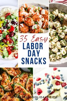 labor day snacks that are easy to make and delicious