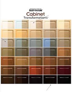 an image of cabinet doors with different colors and sizes on them, including the bottom half