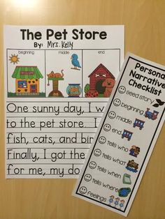 the pet store worksheet and printables for students to practice their writing skills