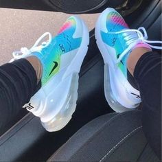 55 best cute shoes for you this summer 2019 amazing cute shoes 15 » Welcome Rainbow Nikes, Air 270, Buy Nike Shoes, Boty Nike, Skor Sneakers, Rainbow Shoes, Nike Air Shoes, Cute Nike Shoes, Cute Sneakers