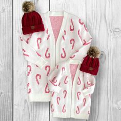 Family Christmas Outfits, Mommy Daughter Outfits, Sparkle In Pink, Sweater Skirt Set, Family Pajama Sets, Kids Christmas Outfits, Green Flannel, Matching Sweaters, Holiday Tops