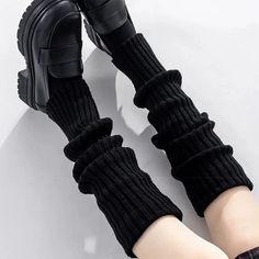 Material: Acrylic Aesthetic Leg Warmers, Y2k Socks, Socks Y2k, Striped Leg Warmers, Aesthetic Socks, Crochet Sock, Knitted Leg Warmers, Ladies Socks, Sock Boot