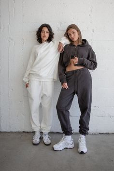 A staple in every wardrobe. The Core Sweatpant is made of 12 oz cotton with a vintage-inspired, baggy silhouette. Includes elasticized hem cuffs, drawstring waistband, and side pockets. Pair it with one of our Core sweatshirts to complete your matching lounge set. 100% ORGANIC COTTON 12 OZ BRUSHED TERRY STANDARD FIT HIGH RISE GARMENT WASHED Elwood Clothing, Matching Lounge Set, Lounge Set, Season Colors, Drawstring Waistband, Baggy Fits, Male Model, White Vintage, Vintage Black