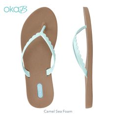 Lightweight. Comfortable. Durable. These women's flip flops are the ideal blend of comfort and style. These sandals are the perfect addition to your summer capsule wardrobe. Available in Camel + Seafoam, Gold Chai, and Sapphire + Signature Blue. Sizing Note: If you are a half size, please size up for proper fit. Sold out in Size 8 and Size 9 in all colors Wrap Swimwear, Artisan Bag, Comfortable Flip Flops, Flexible Shoes, Women's Flip Flops, Recycling Process, Summer Capsule, Scrap Material, Old Shoes