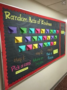 a bulletin board that is on the wall