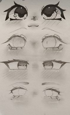 Easy Eye Drawing, Cute Eyes Drawing, Cute Sketches, Creative Drawing Prompts, Easy Doodles Drawings, Easy Drawings Sketches, Cute Doodles Drawings, Anime Eye Drawing, Dessin Adorable