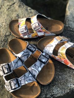 Nurkhipaints custom birkenstocks sandals will take your outfit from great to amazing. Wear them with your favorite sundress or biker shorts and a tee for an unforgettable look. They are the perfect summer shoes Birkenstock