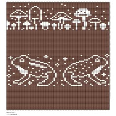 a cross stitch pattern with the word love written in white letters on brown background, and an image of a dog's head