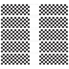 black and white checkered squares are arranged in the shape of rectangles on a white background