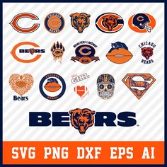 Chicago Bears Svg Bundle, Bears Svg, Chicago Bears Logo, Bears Clipart, Football SVG bundle, Svg File for cricut, Nfl Svg Chicago Bears Svg, Nfl Bears, Wallpaper Football, Chicago Bears Logo, Football Drawing, Bears Logo