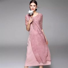 A New With Tag Stylewe Women Pink Layered Polyester Casual Dress - Floral Pattern No Defect, Brand New S Size Original Price: $98 Material: 100% Polyester Size: Length Of The Dress: 43'' Bust: 33-34'' Waist: 25-26'' Hips: 35-36'' Pink Shift Midi Dress For Spring, Spring Midi Shift Dress With Half Sleeves, Spring Shift Midi Dress With Half Sleeves, Spring Midi Dress With Half Sleeves, Stylewe Dresses, Midi Dress Casual, Pink Linen, New Dress, Casual Dress