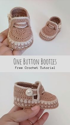 crochet pattern for baby shoes with buttons