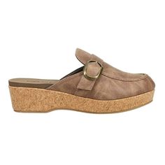 The All Get Out Clogs feature a faux leather upper with an adjustable buckle strap, atop a cork midsole. Size: 11.  Color: Brown.  Gender: female.  Age Group: adult. Mule Clogs, Getting Out, Shoes Women Heels, Gender Female, Clogs, Cork, Clothing And Shoes, Casual Shoes, Casual Dresses