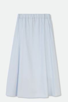 Simply modern mid-length skirt in Premium Italian Cotton. This skirt moves with you for a perfect swing. Featuring side pockets, pleating in the front for added drape, a front button, and zip, and finished with loops for the option to wear belted. Style casually with a fitted top tucked in, or go bold with a cropped jacket like the Heidi - flats or heels, chicly worn either way. Size Guide and Fit Classic full skirt High Ankle-length Waist-high fit, fitted at the waist. Jarbo Recommended Size Hi Italian Handbags, Italian Shirts, Organza Shirt, Blouse Pants, Light Blue Green, Fitted Top, Mid Length Skirts, Silk Organza, Cashmere Coat