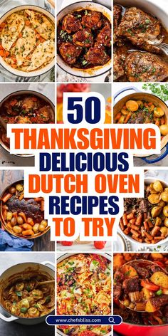 50 thanksgiving deligious dutch oven recipes to try