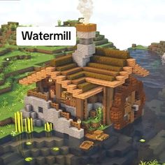 Minecraft Watermill, Minecraft Market Stalls, Minecraft Hunger Games, Minecraft Market, Hunger Games Arena, Minecraft Base, Minecraft Village, Minecraft House Plans