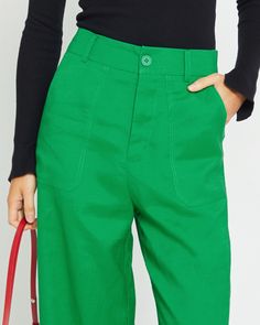 Product Details The Freda Pant's bright green hue is fun and fresh, while its high-waisted design and straight leg create a modern silhouette. Add this piece to your look for an instantly stylish upgrade. - Front button and zipper- Front pocket- Back pocket- Content: 30% Linen, 70% Rayon Style# C23WPA00225 Fit Notes - Model wearing a size XS - Model measurements: 5'8' Height / 32'' Bust / 23.5'' Waist / 34'' Hips- Garment measurements: Size Length Waist Hips XS 104.78 68.58 93.98 S 105.73 72.39 Straight Pants, Bright Green, Model Measurements, Front Zipper, Front Pocket, That Look, Straight Leg, High Waisted, Zipper