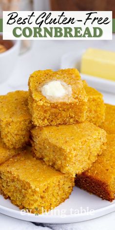 the best gluten - free cornbread recipe is made with just three ingredients