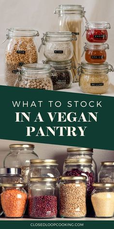 what to stock in a vegan pantry