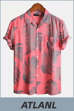 Great for summer vacation, daily leisure, sun beach, travel, rock parties, concert, streetwear, stage performance, dating, urban style, themed parties etc. Casual Collar Shirt With Pockets For Vacation, Summer Vacation Shirt With Pockets, Summer Shirt With Short Sleeves And Pockets, Summer Casual Hawaiian Shirt, Summer Collared Short Sleeve Shirt With Pockets, Summer Beach Shirt With Pockets, Summer Beach Short Sleeve Shirt With Pockets, Summer Short Sleeve Button-up Shirt With Pockets, Short Sleeve Button-up Shirt With Pockets For Summer