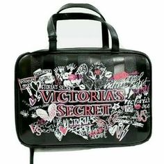 We ship very fast  with delivery confirmation. Sorry We do not offer International shipping. If you have any questions please email me before you bid and I will reply ASAP.  Thank You!NB27-83966 Victoria's Secret Rectangular Cosmetic Bag For Daily Use, Victoria's Secret Travel Cosmetic Bag With Removable Pouch, Victoria's Secret Black School Bag, Fun Beauty Products, Nice Accessories, Random Products, Inside My Bag, Dream Bags, Organizer Makeup