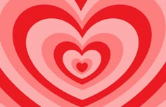 two hearts are in the middle of a red and white striped heart wallpaper pattern