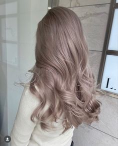 Aesthetic Haircolor, Beige Hair Color, Beige Blonde Hair, Mushroom Hair, Ash Blonde Hair Colour, Blonde Asian, Beige Hair, Korean Hair Color, Ash Hair Color