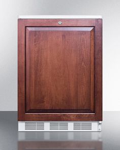 the panel not included in this cabinet is made out of wood and has metal trim