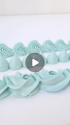 a video demonstrating how to make fondant swirls