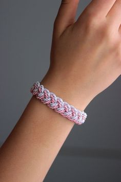 This summer nautical braided bracelet was made of two types of decorative rope (pink and light gray colors), silver tone metal clasps with silver tone lobster claw and stainless steel adjustable length chain. Length: 17-18 cm + 6 cm of chain (to the order I can make other length) Percet for everyday and a great gift! Other bracelets of my shop you can see here: https://www.etsy.com/shop/NaTavelli?section_id=13470528 Thanks for your visit! Pink Braided Friendship Bracelets Gift, Pink Braided Friendship Bracelet Gift, Adjustable Pink Braided Friendship Bracelets, White Braided Bracelet For Friendship, White Braided Friendship Bracelet, Casual Pink Braided Bracelet, Turks Head Knot, Sailor Knot Bracelet, Sailor Bracelet