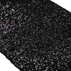 PRICES MAY VARY. Sequin Table Runner Imported Sequin Table Runner Table Runner: 1pc 14x108-inch black sequin table runner. This rectangle table cover can fit a 6ft/8ft rectangular table or round table well. This sparkly wedding table runner is great for event table decorations. Sequin Table Runer: Made of high density sequin fabric,countless sparkle sequins on mesh fabric, the table runners are not see through. Table Runner for Dining Room: This sparkly table covers are well made by skillful cra Black Table Runner Wedding, Sequin Table Runner Wedding, Glitter Table Runner, Black Table Runner, Bridal Table Decorations, Glitter Table, Long Table Wedding, Halloween Party Table, Table Runner Wedding