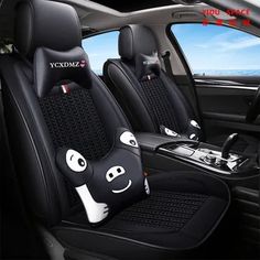 Wholesale Universal Cartoon Black Pure Leather Ice Silk Car Seat Cover, Car Seat Cushion, Seat Cushion, Model NO. CZHY-D0407 Car Cushion Type Five Piece Suit Four Seasons Cushion Super-Fiber Leather Summer Cushion Leather Car Seat Cushion Used in Winter Feather Cushion Color Black White, Black Red, Black Blue, Black. Delivery Time 7-15 Work Days Packing Carton Box Delivery Port Xingang Port, China OEM Yes MOQ 100PCS, Can Mixed Color Transport Package Carton Specification 90*60*70cm Trademark ... Vivienne Tam, Black Pure, Cartoon Black, Black Cartoon