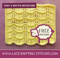 a yellow knitted dishcloth with a sheep on it and the words free pattern