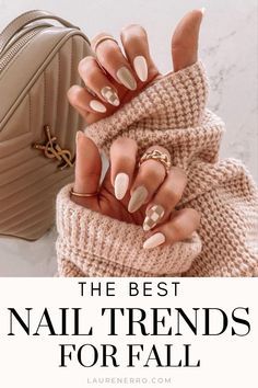 You can never go wrong with a fresh mani! 🎨✨ Find the look that speaks to you and get creative with your nails. 💕 Save this pin for your next appointment! 2024 Nail Colors Fall, Vacay Almond Nails, Dip Powder Almond Nails Ideas, Light Fall Color Nails, Fall Light Color Nails, Mid November Nails, Short Almond Nails Thanksgiving, Nail Dip Inspiration, Fall Colored Nails Gel