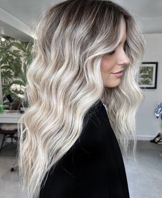 Blonde Dimensional Hair, Hair Tape In Extensions, Winter Blonde Hair, Invisible Hair Extensions, Blonde Hair With Roots, Ice Blonde Hair, Summer Blonde Hair