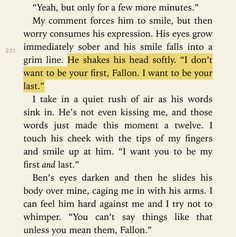 November 9
Fallon
Ben
Colleen Hoover Colleen Hoover Books, Favorite Book Quotes, Sink In, Writing Tips