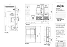 a blueprint drawing of a bathroom with sink, toilet and bathtub in it