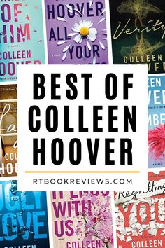 collage of books with the title best of colen hoover written on them