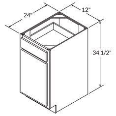 Base Single Door One Drawer 12 Wide Maple Shaker Cabinet Blue Shaker Cabinets, White Shaker Cabinet, Gray Shaker Cabinets, 3d Kitchen Design, Free Kitchen Design, Shaker Style Cabinets, Rta Cabinets, Plywood Cabinets, Wood Frame Construction