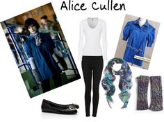 an image of a woman's outfit and accessories with the words alice culler on it