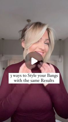 Jaydene palser on Instagram: "HAIR BANGS ✨In 3 Ways? If you struggle styling yours hopefully one of these techniques will help! 
FOLLOW FOR PT.2 with straighteners 👀👏
.
Comment 🎄 for Styling Tool Link 🔗
.
#bangs #stylingbangs #hairtutorial #hairbangs #styling #hairstylingtips" How To Style Bangs With Straightener, Curtain Bang Styling, Hair Bangs, How To Style Bangs, Styling Tools, Hairstyles With Bangs, Hair Hacks, Hair Tutorial