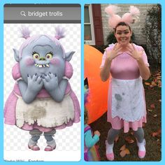 a woman dressed up as an animated character