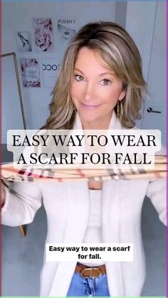 Easy Way To Wear A Scarf For Fall…
 • Do you wear scarves? They are one of my favourite accessories.
 • **LIKE AND SAVE for later… Share with a friend who would like this.

Here’s how to shop this reel:
 • 🛍 Click the LTK link in my bio
 • 🛍Follow my store @lifeandstylej on the LTK app to shop this post and get my exclusive app only content.

#fallfashiontrends #falltrends #scarfstyle #scarffashion #fallaccessories #accessoriesoftheday #fashionover40 #lifeandstylej Way To Wear A Scarf, Swimsuit Coverup Ideas, Farmhouse Outdoor Kitchen, Kitchen Design Layout, Wear A Scarf, Farmhouse Outdoor, Silk Chiffon Scarves, Outdoor Kitchen Design Layout, Ways To Wear A Scarf