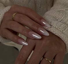 Christmas Nails Minimalist, White Naildesign, Christmas White Nails, Thailand Nails, Mood Style, Milky Nails