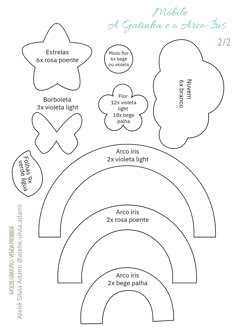 the instructions to make a paper rainbow for children's playrooms and crafts