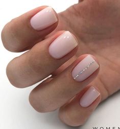 Ideas Uñas, Sweet Nails, Solid Color Nails, Wedding Nail, Nail Art Wedding, Bride Nails, Gradient Nails