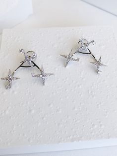 Enhance Your Beauty, Three Star, Shooting Stars, Star Earrings, The Soul, Jewelry Earrings Studs, The Sky